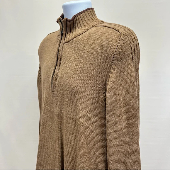 COLUMBIA Men’s mock neck 1/2 zip pullover sweater size M. - Picture 3 of 14